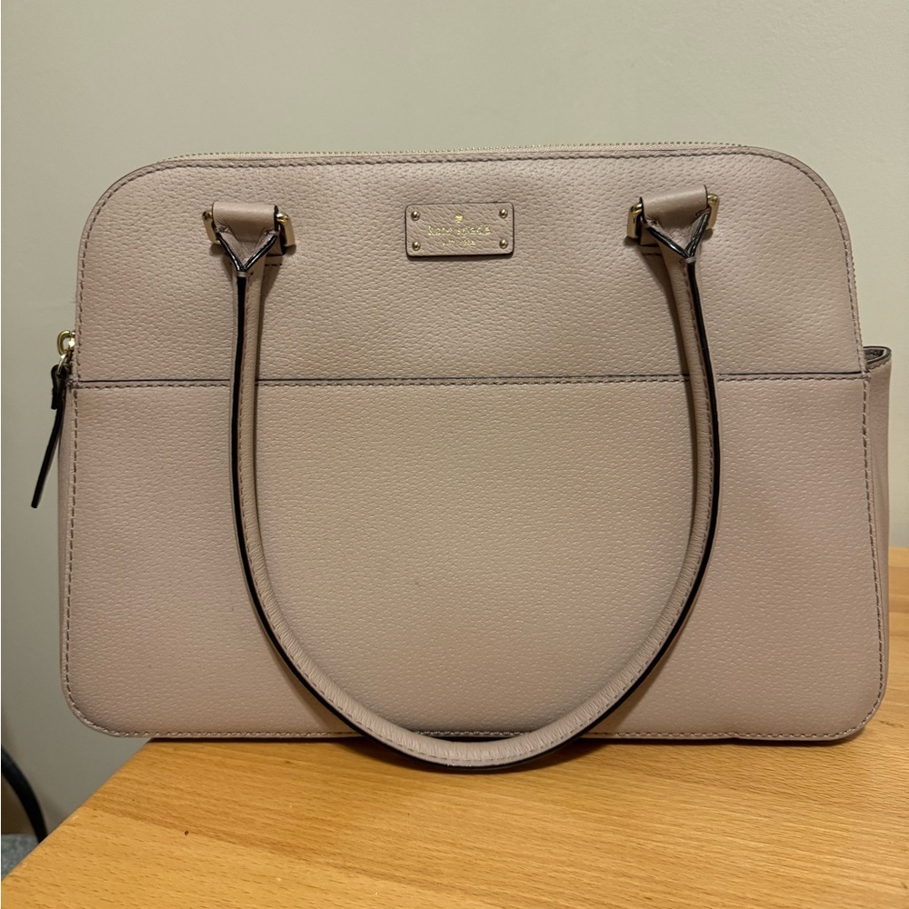 Kate Spade taupe bag - Picture 1 of 5
